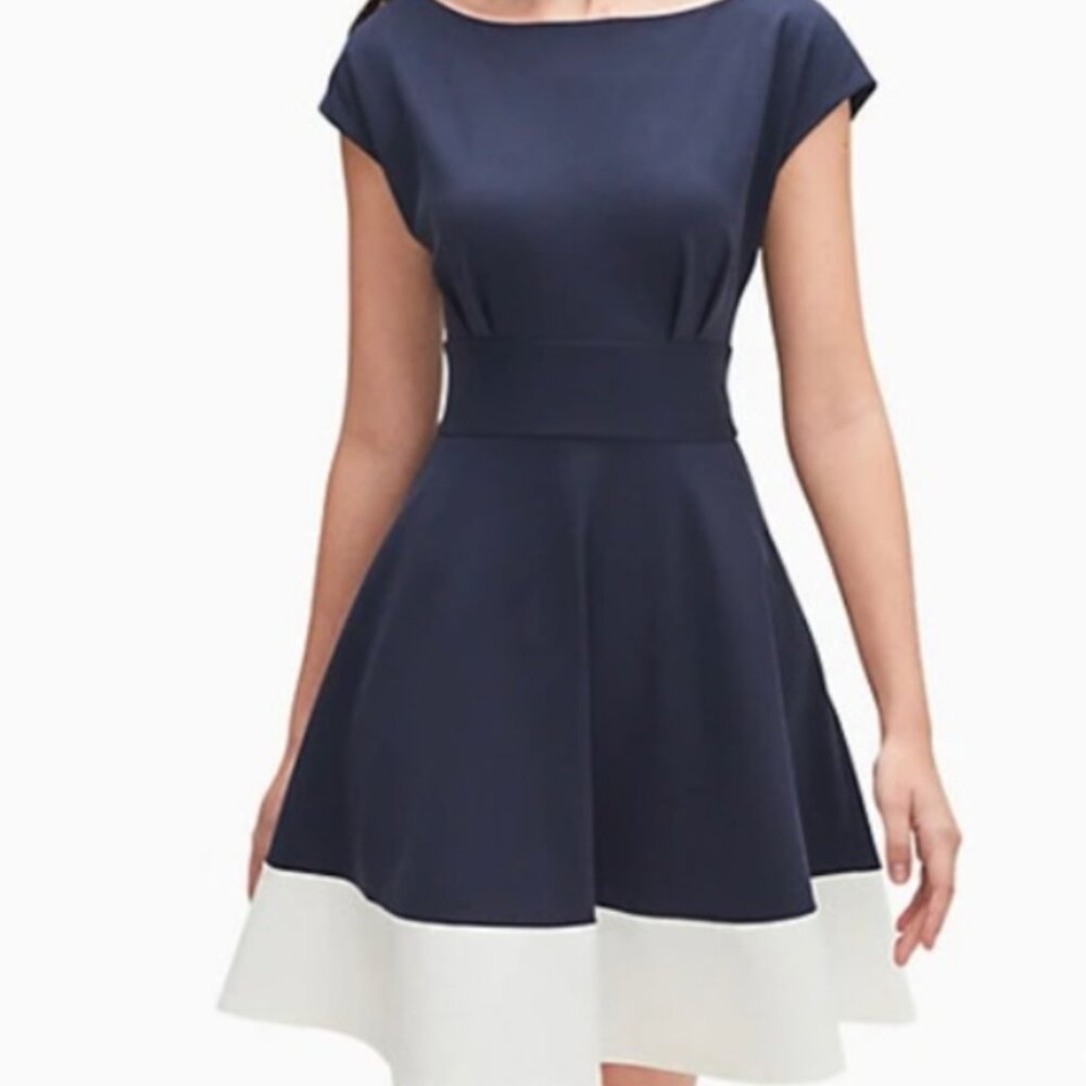 Kate Spade Colorblock Ponte Fiorella dress